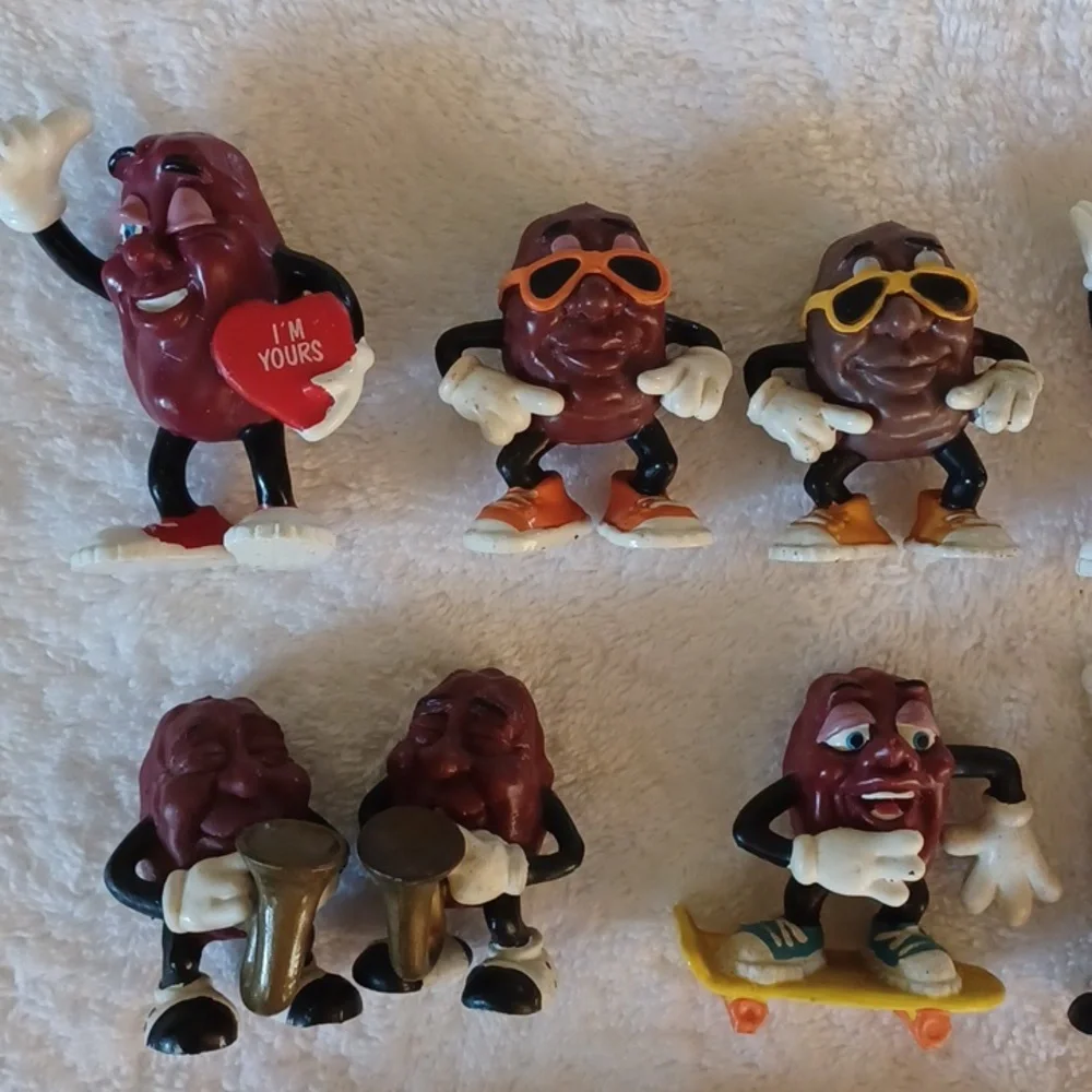 California Raisins collection 14 raisins from Hardee's 1987